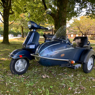 インドベスパ（BAJAJ）サイドカー付 145ccの画像