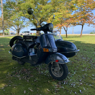 インドベスパ（BAJAJ）サイドカー付 145ccの画像