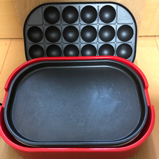 ミニたこ焼き機・ホットプレートの画像