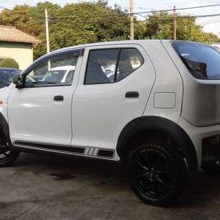 ★H27・アルト・2インチリフトアップ・15インチブロックタイヤ・47000km・2WD・AT・キーレス・ワンオーナー★の画像