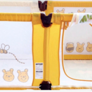 アイデス くまのプーさん ベビーサークルプラス ides 安心 安全 ゲートの画像