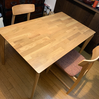 【超美品】☆【激安】 ダイニングテーブル　椅子×2 セットの画像