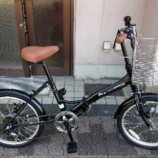 MYPALLAS[マイパラス]20吋 折り畳み自転車 外装6段/ブラック