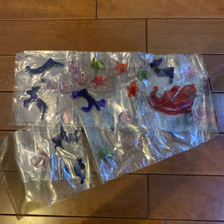 未使用 クリスマスデコレーション サンタ ガラス 鏡 ジェル