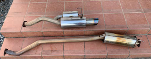 インテグラ タイプis、S用5次元プロレーサーマフラー車検対応品