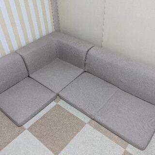 和楽のIMONIAコーナーソファ３点セット ローソファー