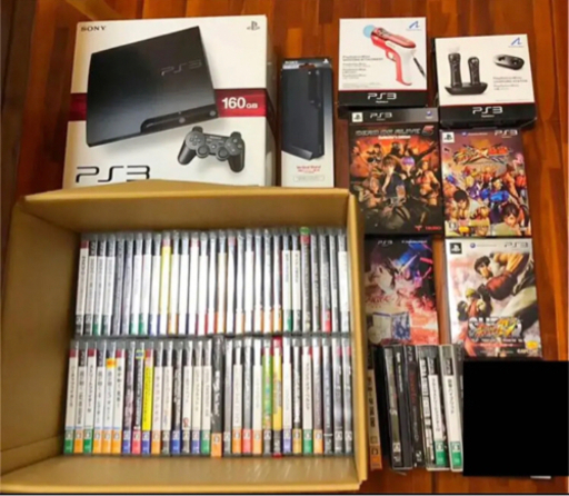 【総数75点以上】PS3本体/アタッチメント/ソフト約70点