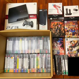 【総数75点以上】PS3本体/アタッチメント/ソフト約70点 