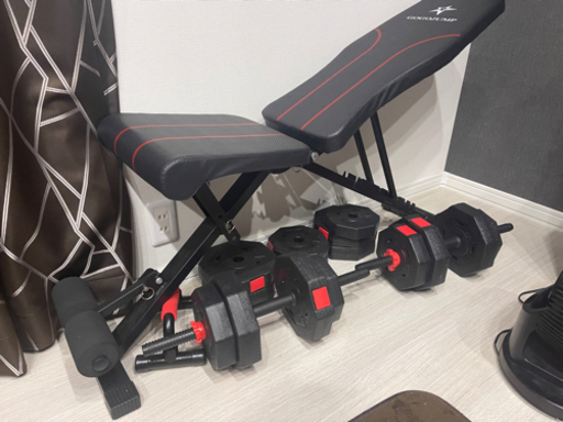 トレーニングベンチ　ダンベル20キロ