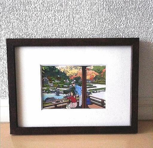 わたせせいぞうイラストレーション◆京都◆フレーム付き◆新品