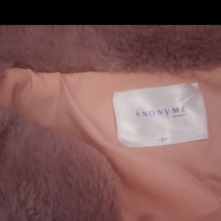 アノニム　anonyme　ファーコート　新品の画像
