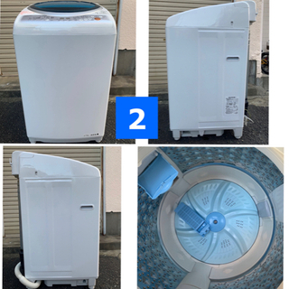 🔰配送無料🚛当日配送‼️ ファミリー向け 洗濯乾燥機　7〜８キロ 🏅　大阪　兵庫　京都　奈良　滋賀　和歌山　兵庫　✅　冷蔵庫　も出品✨　洗濯機の画像