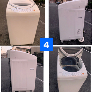 🔰配送無料🚛当日配送‼️ ファミリー向け 洗濯乾燥機　7〜８キロ 🏅　大阪　兵庫　京都　奈良　滋賀　和歌山　兵庫　✅　冷蔵庫　も出品✨　洗濯機の画像