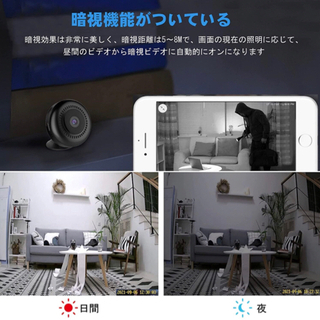 新品未開封！超小型防犯カメラWiFi，4K HD 監視カメラ 録...