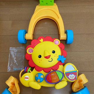 歩行器　フィッシャープライス　ライオンさんの画像