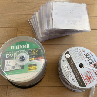 開封済み　未使用DVD-R 107枚