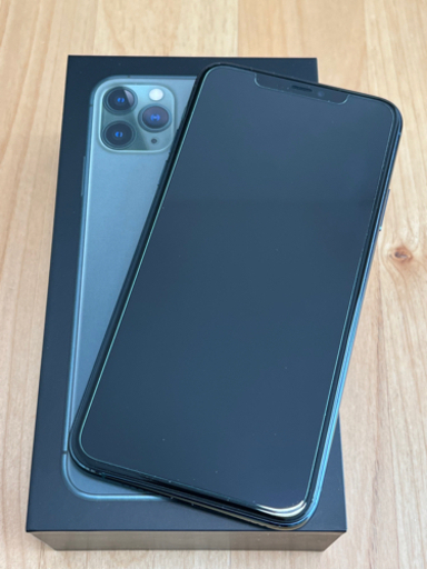 値下げ！【超美品】iPhone 11 Pro Max 256GB SIMフリー　ミッドナイトグリーンAppleストア購入