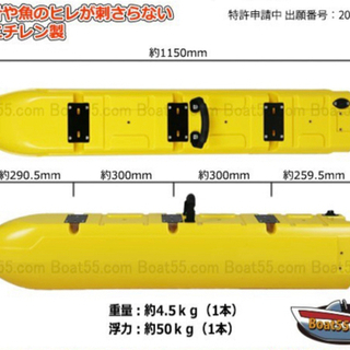 2馬力ボート用サイドフロート
