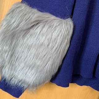 ♡袖フワモコッ♥可愛い薄手のニット Ｍの画像
