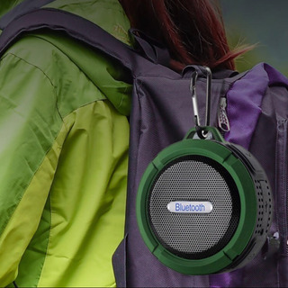 防水 スピーカー bluetooth 吸盤 フック付 ワイヤレス