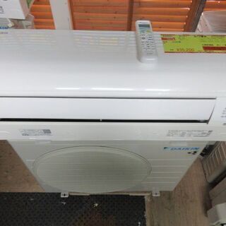 K02521　ダイキン　中古エアコン　主に6畳用　冷2.2kw ／ 暖2.2kw