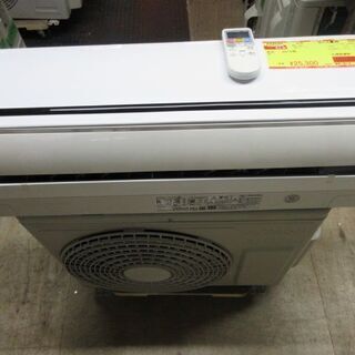 K02525　日立　中古エアコン　主に6畳用　冷2.2kw ／ ...