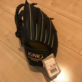 左利き用グローブ　2.3回使用