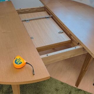 伸長式 ダイニングテーブルの画像