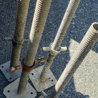 単管パイプ ジャッキベース　　ジャッキアップ一本あたり　たんかん　短管　建築　2の画像