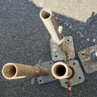 単管パイプ ジャッキベース　　ジャッキアップ一本あたり　たんかん　短管　建築　2の画像
