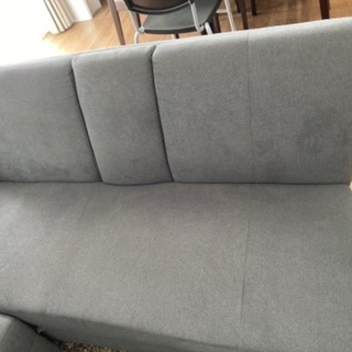 2掛けソファ オットマン付き