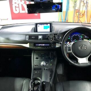 自社ローン★全国対応★金利無し★ＣT２００ｈバージョンＬ★パール★本革シート★サンルーフ★純正ナビ・ＴＶ・バックカメラ・ＥＴＣ★後期LOOK★車検R4/7★の画像