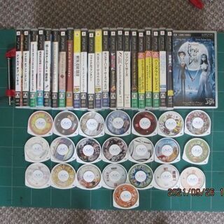 PSPゲームソフト８３タイトルの画像