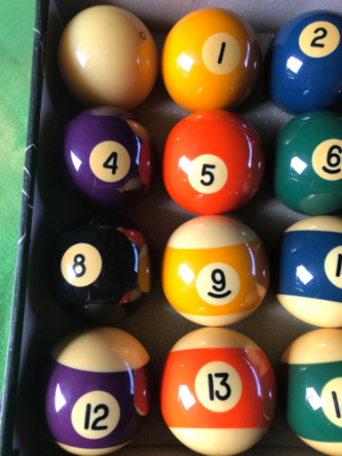 アラミス ビリヤードボール ビンテージ ビリヤード球 MADEIN Belgium ARAMITH 箱付き 2 1/4家庭用