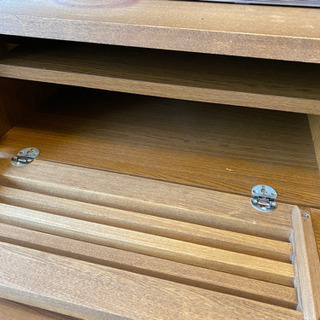 ウニコ　テレビボード　レイン　ブラウンの画像