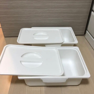 ニトリ　カラボにぴったり　収納ボックス　浅型