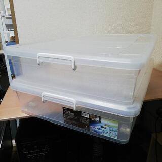 ニトリ   キャスター付ベッド下収納ケース 2つセットの画像