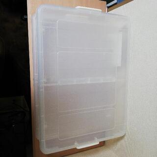 ニトリ   キャスター付ベッド下収納ケース 2つセットの画像