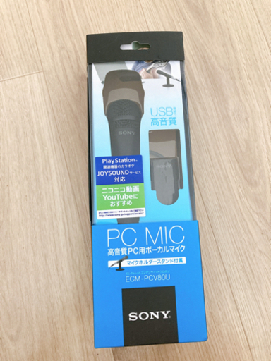 SONY エルクトレットコンデンサーマイクロホン ECM-PCV80U