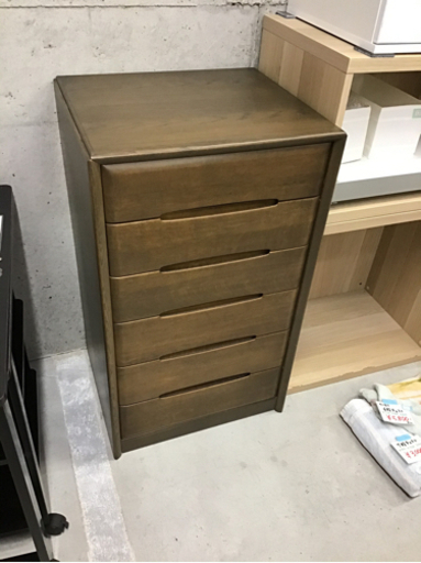 ●販売終了●カリモク　6段チェスト　中古品