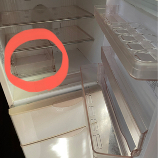 【差し上げます】ミドルサイズ冷蔵庫　可動品 清掃済み　 の画像