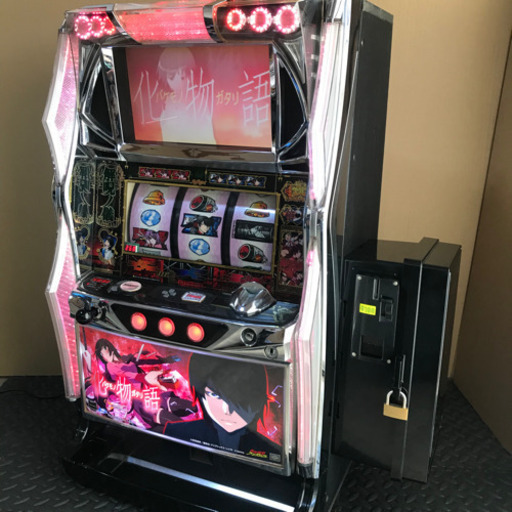 パチスロ実機　化物語　アミューズ　100円セレクターBOX仕様