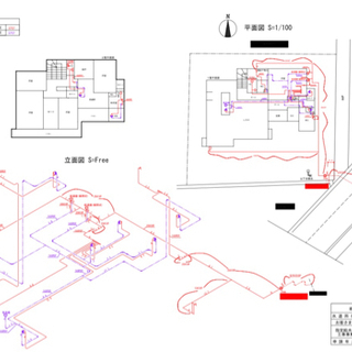 【東京都給排水図面の作成】