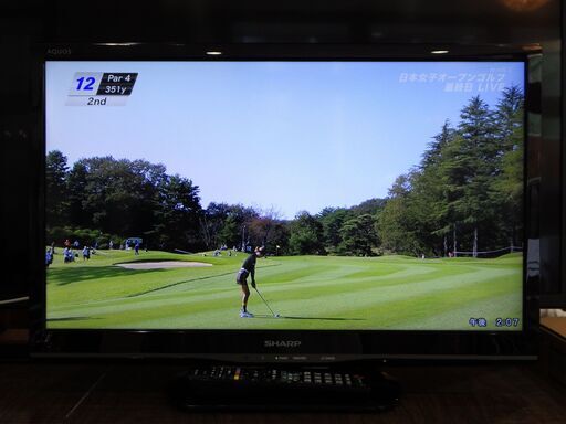 お買い上げありがとうございました。SHARP AQUOS 液晶カラーテレビ LC-24K20-B 24インチ ブラック系 2015年製 シャープ