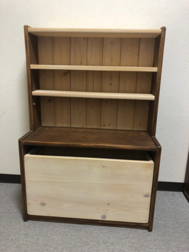 《値下げ》木楽舎　オーダー家具　おもちゃ箱　おもちゃ棚　子供部屋　飾り棚