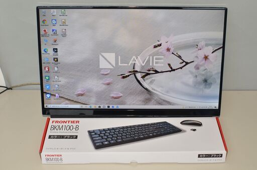 一体型パソコン Windows10+office NEC DA570/M core i5-8265U/爆速SSD500GB+HDD1TB/メモリー8GB/無線/DVDマルチ/23.8インチ/テレビ機能