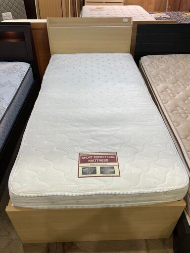 【愛品館市原店】ニトリ（NITORI）引き出し付シングルベッド【管理IGB017680-104】