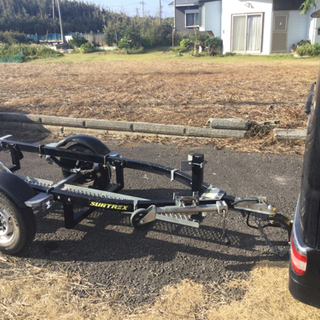 サントレックス　SUNTREX オートバイ　バイクトレーラー　状態良好