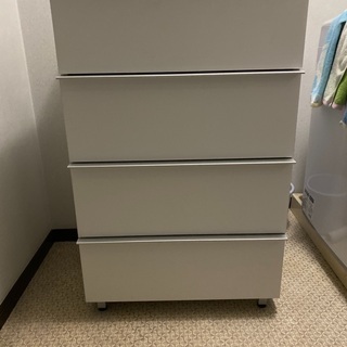 本日引取りに限り無料！チェスト　4段