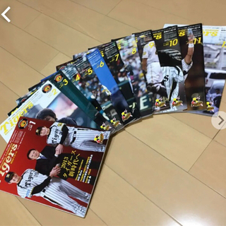 鳥谷敬選手多数！阪神タイガースファン必見！月間タイガース　全員ポスター多数付き　2年分全巻＋10冊の画像